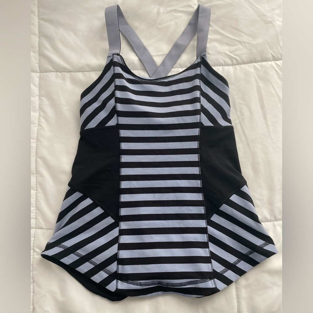 Lululemon Work it Out Tank Top baby blue